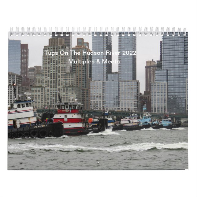 Calendrier Tugs Sur La Rivière Hudson 2022 Multiples & Rencon (Protection)