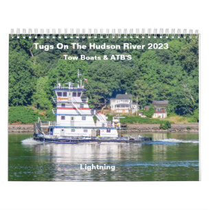 Calendrier Tugs Sur La Rivière Hudson 2023 Towboats & ATB'S