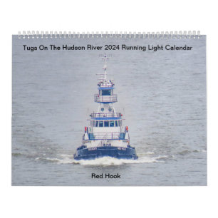 Calendrier Tugs sur la rivière Hudson lumière de circulation
