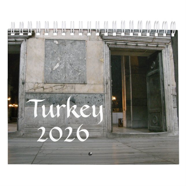 Calendrier Turkey Calendar 2026 (Protection)