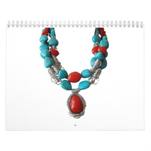 Calendrier Turquoise 12 Mois 2027 (Protection)