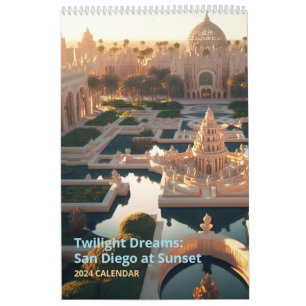 Calendrier Twilight Dreams : San Diego au coucher du soleil