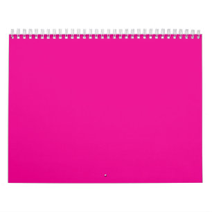 Calendrier un arrière - plan rose avec un