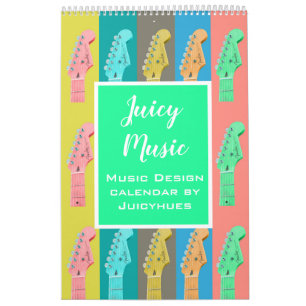 Calendrier Un cadeau de jeune fille musicale moderne