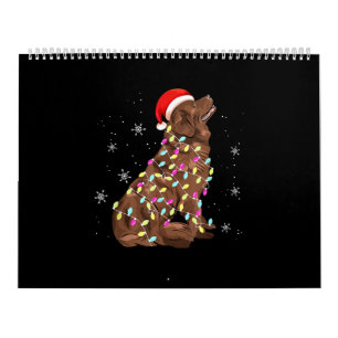 Calendrier Un cadeau léger de Noël à Terre-Neuve amoureux de