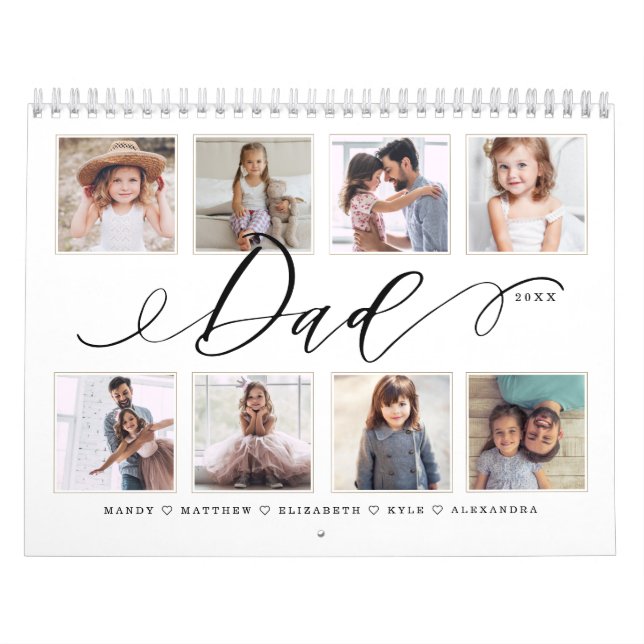 Calendrier Un cadeau pour papa| Histoires de famille photo (Protection)