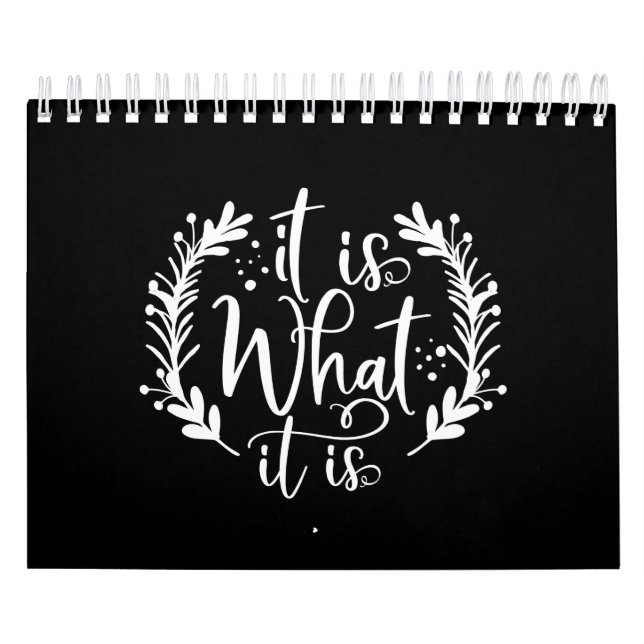 Calendrier Un Design Amusant Avec Un Dit Que C'Est Ce Que C'E (Protection)