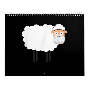 Calendrier Un Mouton Portant Un Masque Don de l'amant du mo
