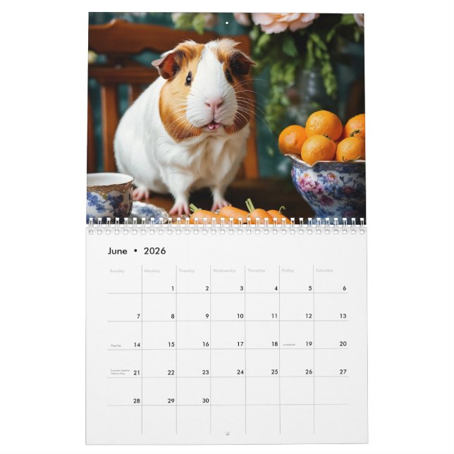 Calendrier Une année dans l'art animal (Jun 2026)