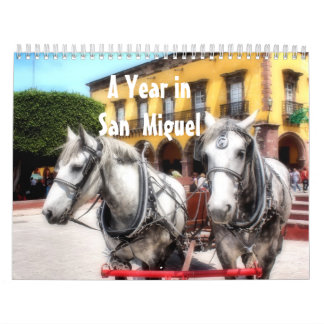 Calendrier Une année dans San Miguel de Allende, Mexique,