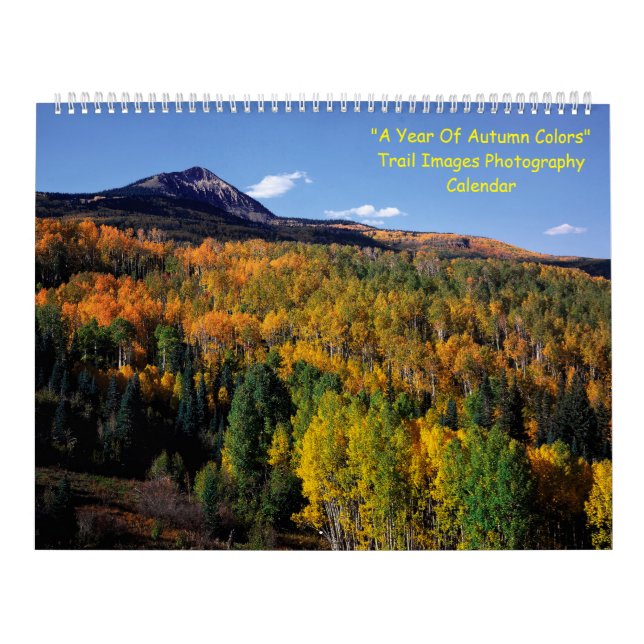 Calendrier "Une année de couleurs d'automne" (Protection)