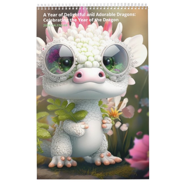 Calendrier Une année de dragons délicieux et adorables (Protection)