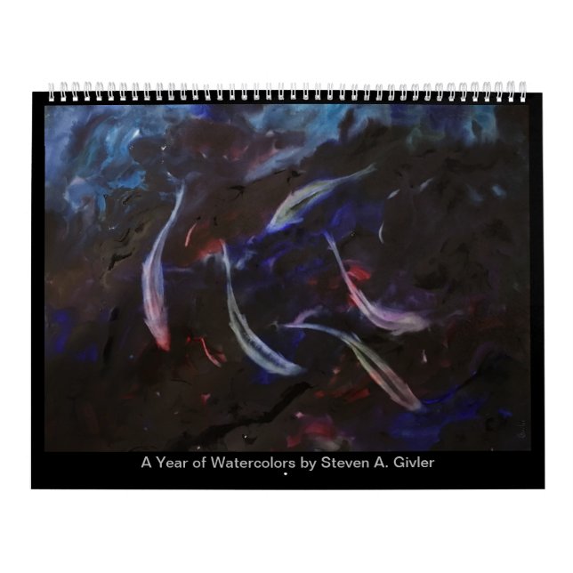 Calendrier Une année de peinture aquarelle de Steven A. Donne (Protection)