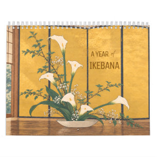 Calendrier Une année d'illustration Ikebana