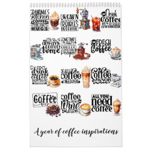Calendrier Une année d'inspiration pour le café
