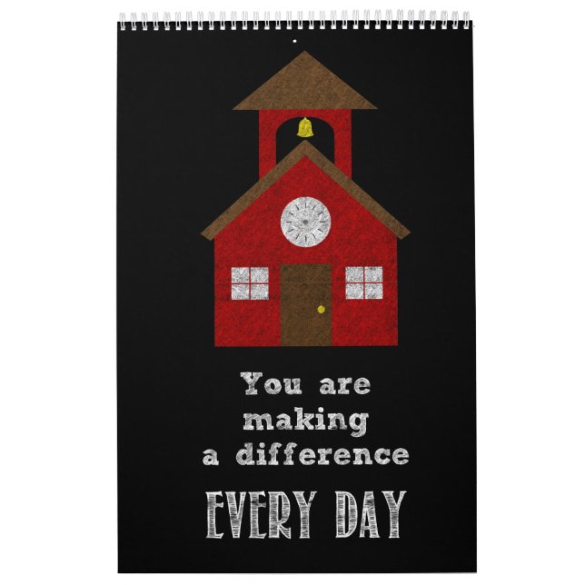 Calendrier Une année d'inspiration pour les enseignants (Protection)