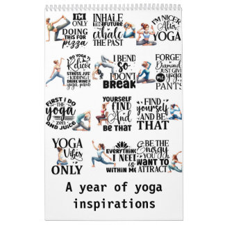 Calendrier Une année d'inspiration yoga