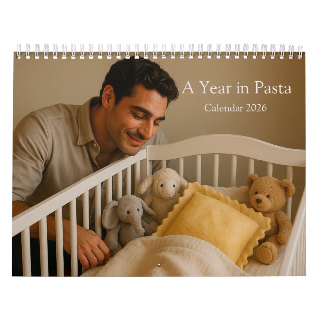 Calendrier Une année en pâtes : les rêves italiens alimentés  (Protection)