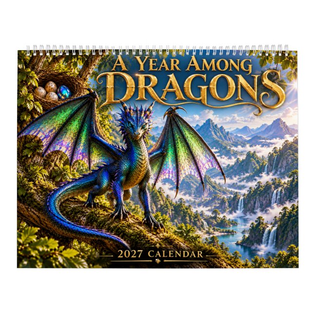 Calendrier Une année parmi les dragons (Protection)