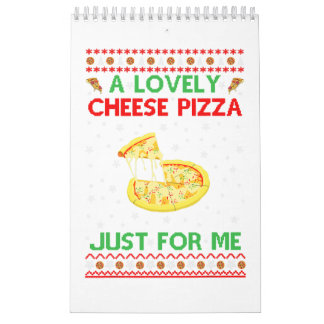 Calendrier Une Jolie Chemise À La Pizza Au Fromage Seul Amusa