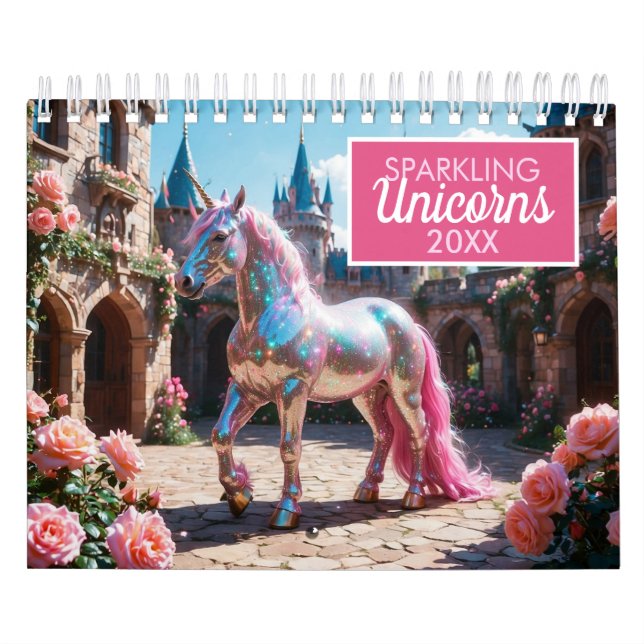 Calendrier Unicornes étonnantes (Protection)