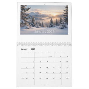 calendrier unique et mignon 2027