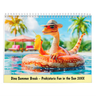 Calendrier Vacances d'été des dinosaures – Plaisir préhistori