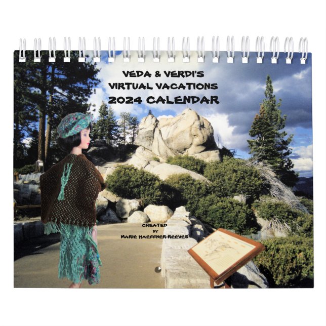 CALENDRIER VACANCES VIRTUELLES DE VEDA & VERDI 2024 CALENDRIE (Protection)