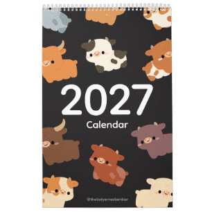 Calendrier Vache 2027