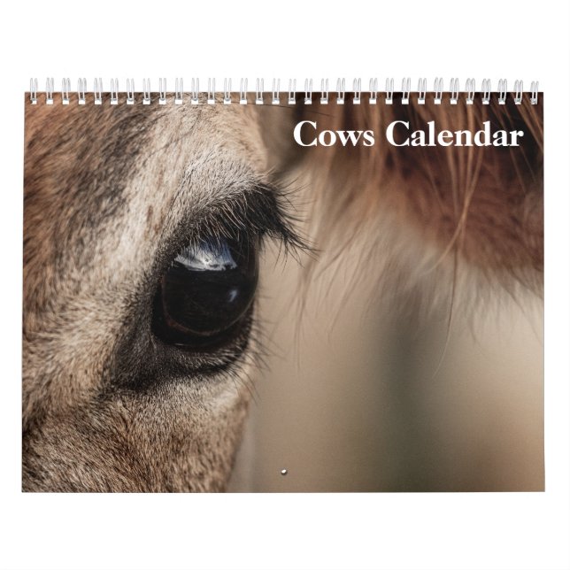 Calendrier Vaches 2026 (Protection)