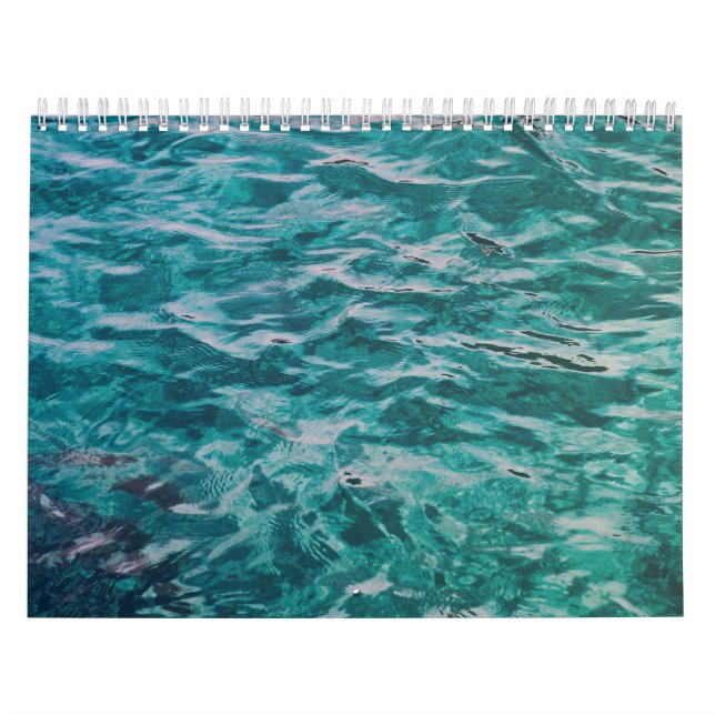 Calendrier Vagues de l'océan émeraude (Protection)