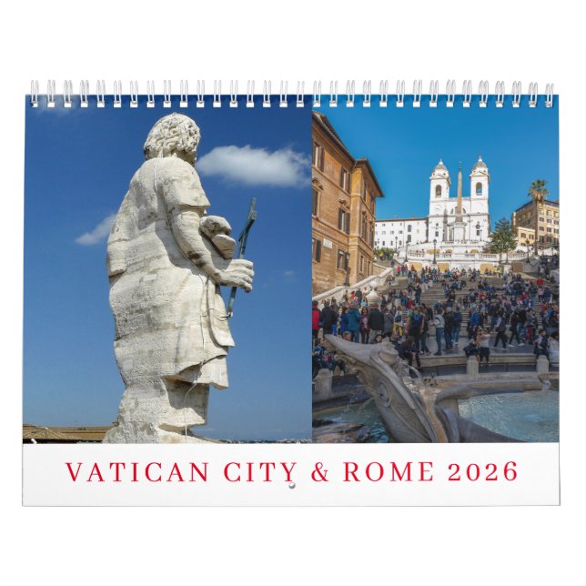 Calendrier Vatican et Rome 2026 (Protection)