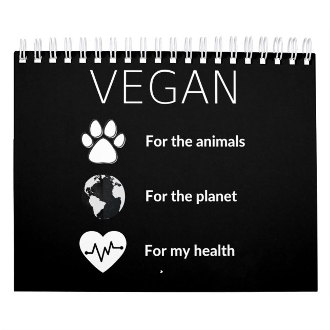 Calendrier Vegano por los| Végétaux pour animaux (Protection)