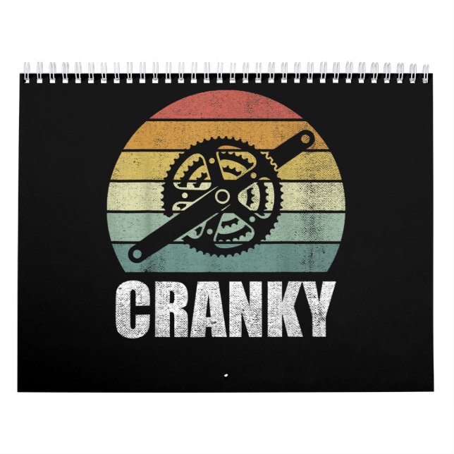 Calendrier Vélo Cadeaux Cranky Amateurs de vélo Cranky (Protection)