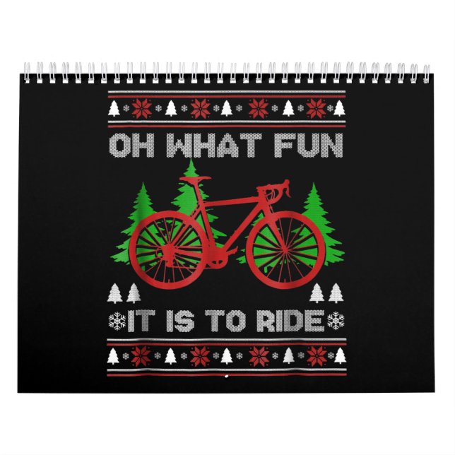 Calendrier Vélo Oh What Fun Bike Vilain Sweet de Noël (Protection)