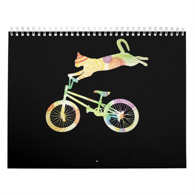 Calendrier Vélo vélo Cat - Votre collection de cadeaux (Protection)