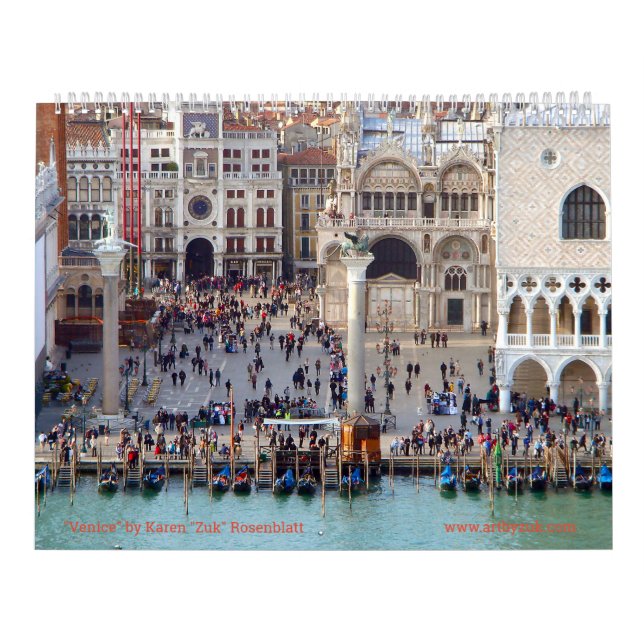 Calendrier Venice 2026 Calendar (Protection)