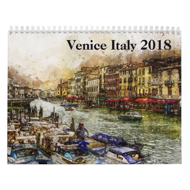 Calendrier Venise Italie 2025 (Protection)