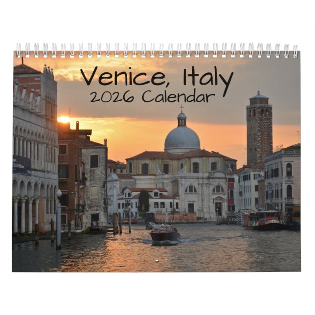 Calendrier Venise Italie 2026 (Protection)