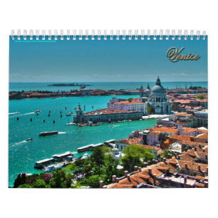 Calendrier Venise, Italie - vue aérienne