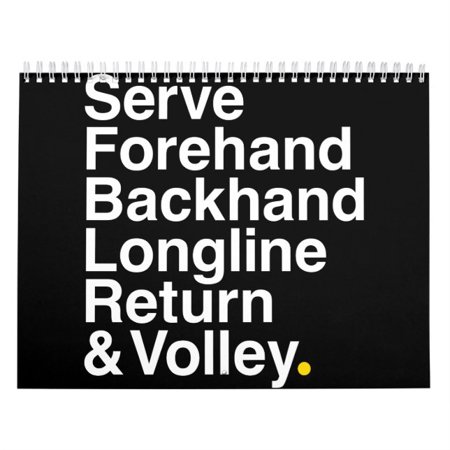 Calendrier Ventilateur TENNIS (Protection)