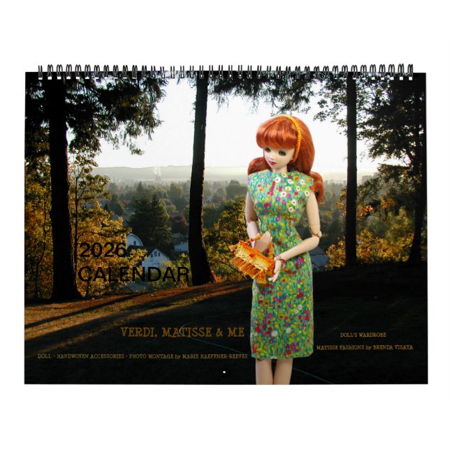 Calendrier Verdi, Matisse and Me, 2026 Calendar (Protection)