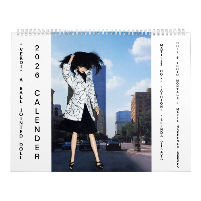 Calendrier Verdi's 2026 Calendar: A Ball-Jointed Doll  (Protection)