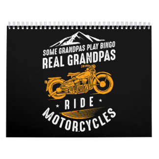 Calendrier Véritable Grandpas Ride Motos Cadeau Pour Les Vélo