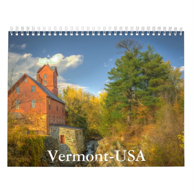 Calendrier Vermont-USA (Protection)
