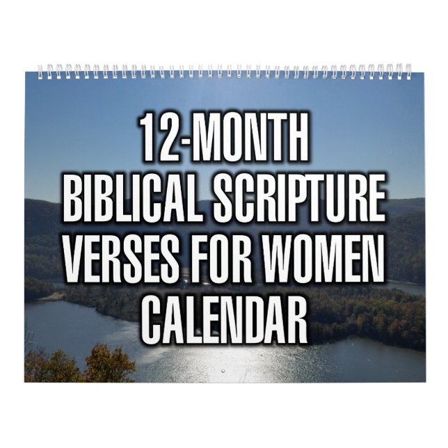Calendrier Versets bibliques pour femmes sur 12 mois (Protection)