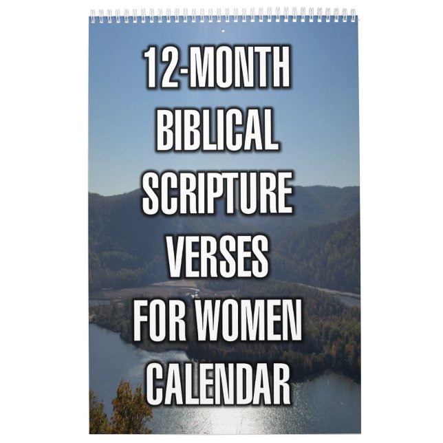 Calendrier Versets bibliques pour femmes sur 12 mois (Protection)