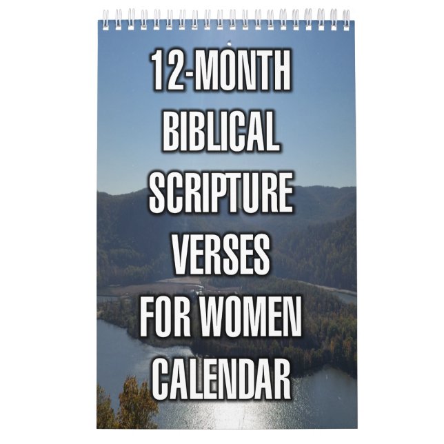Calendrier Versets bibliques pour femmes sur 12 mois (Protection)