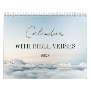 Calendrier versets bibliques religieux chrétiens