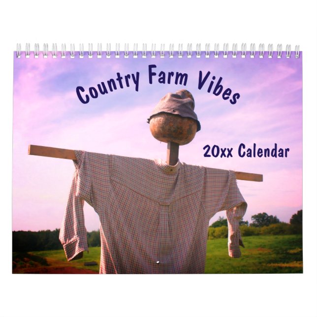 Calendrier Vibes de ferme campagnarde (Protection)